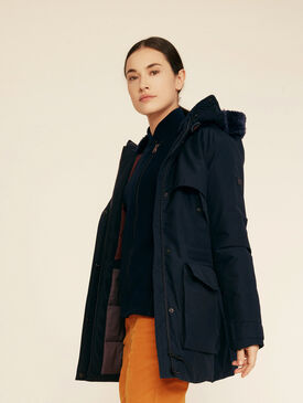 Warm waterproof parka