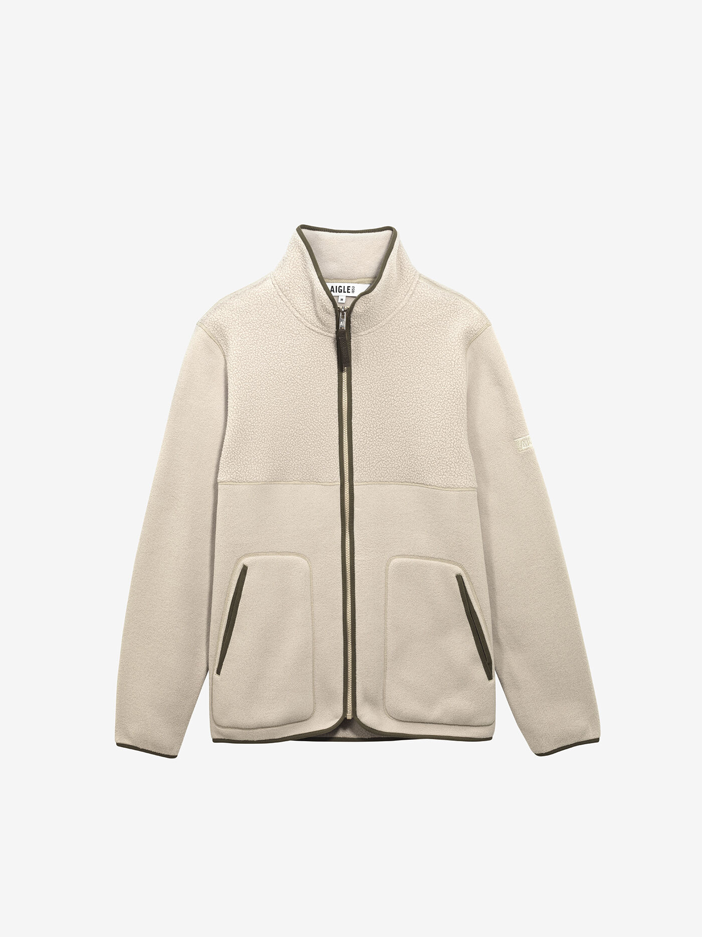 Bi material sherpa Polartec zip fleece categories AIGLE