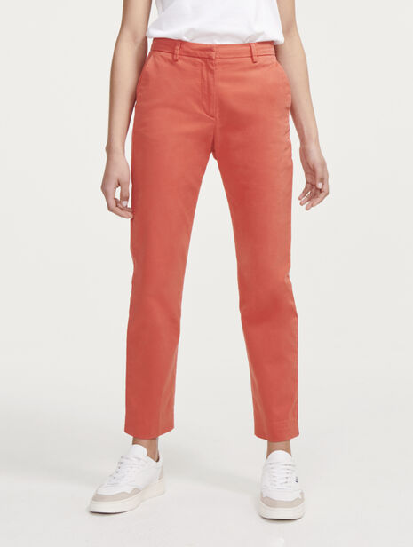 7/8 straight chino trousers
