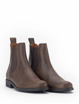 Bottines en cuir Homme