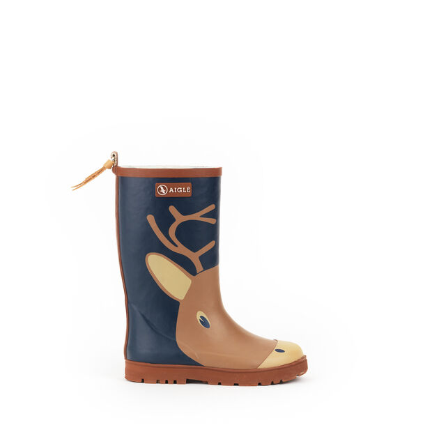 Children's lugged sole fur-lined boots