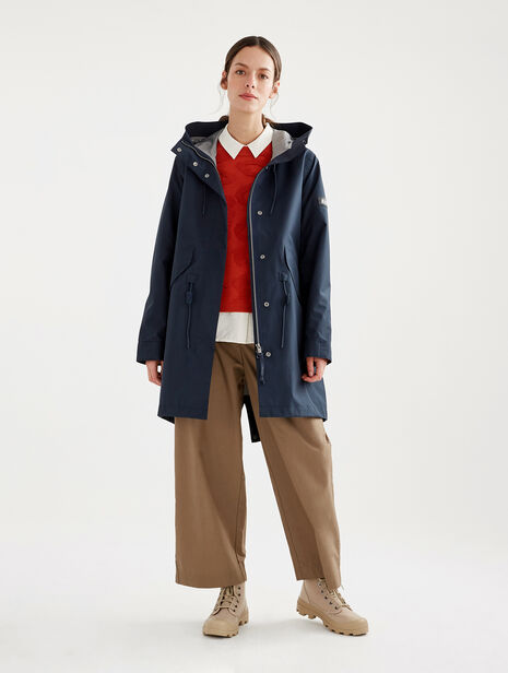 Long hooded Gore-Tex® fishtail