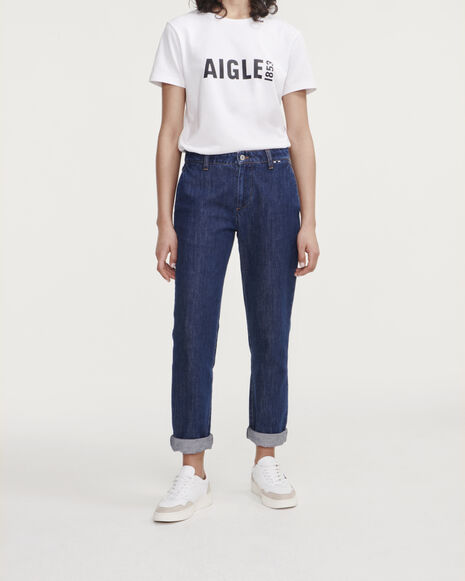 Pantalon droit denim