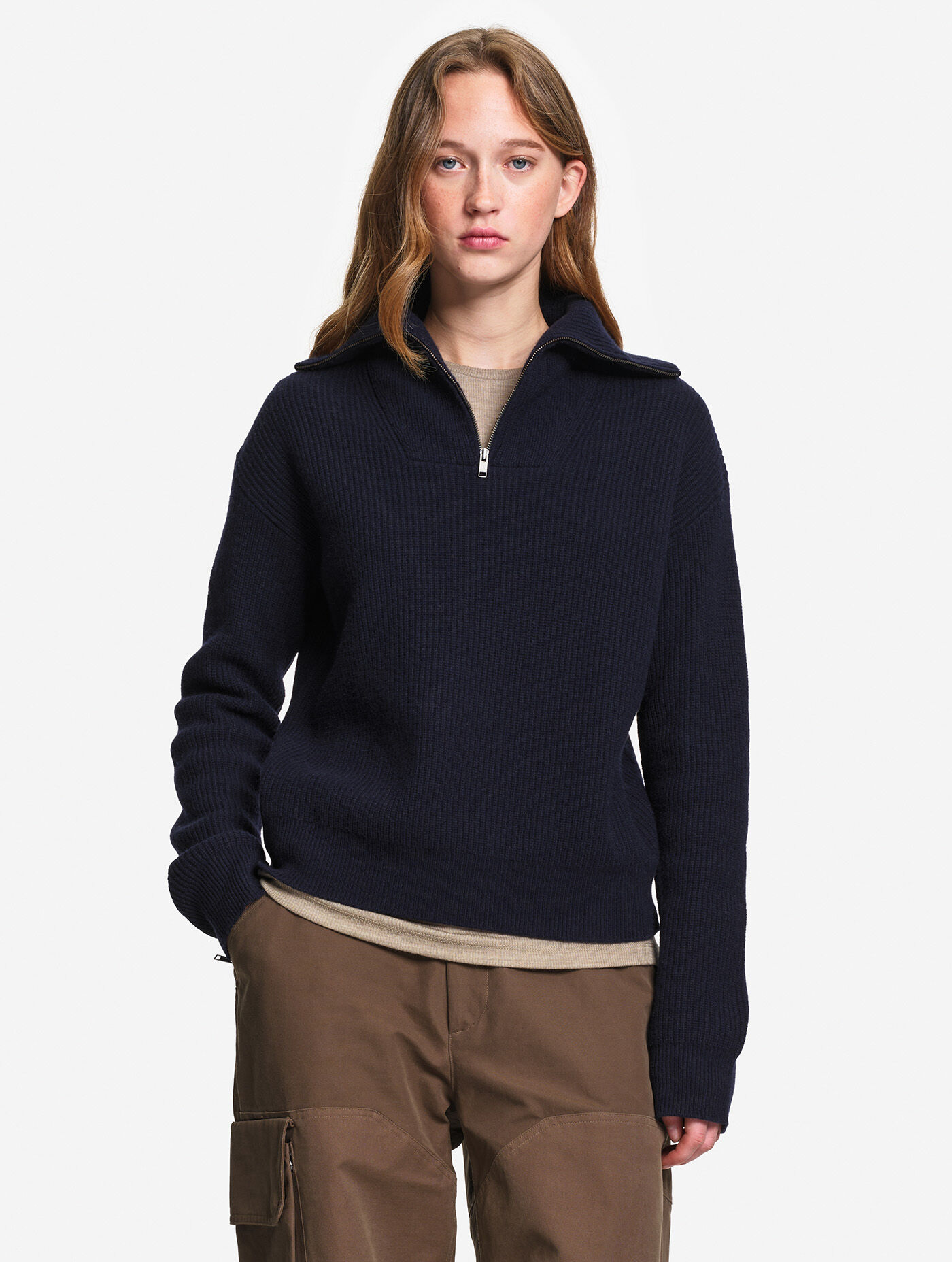 Pull camionneur en laine m&eacute;rinos