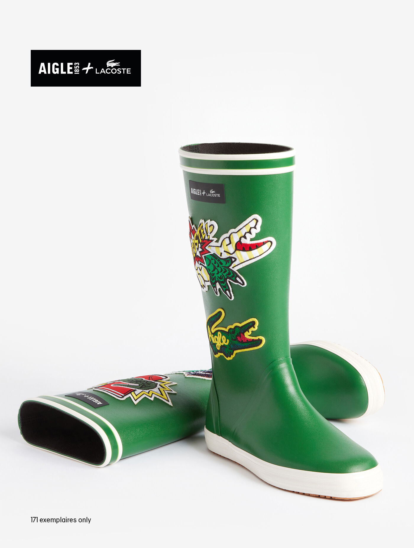 Lacoste rain boots deals