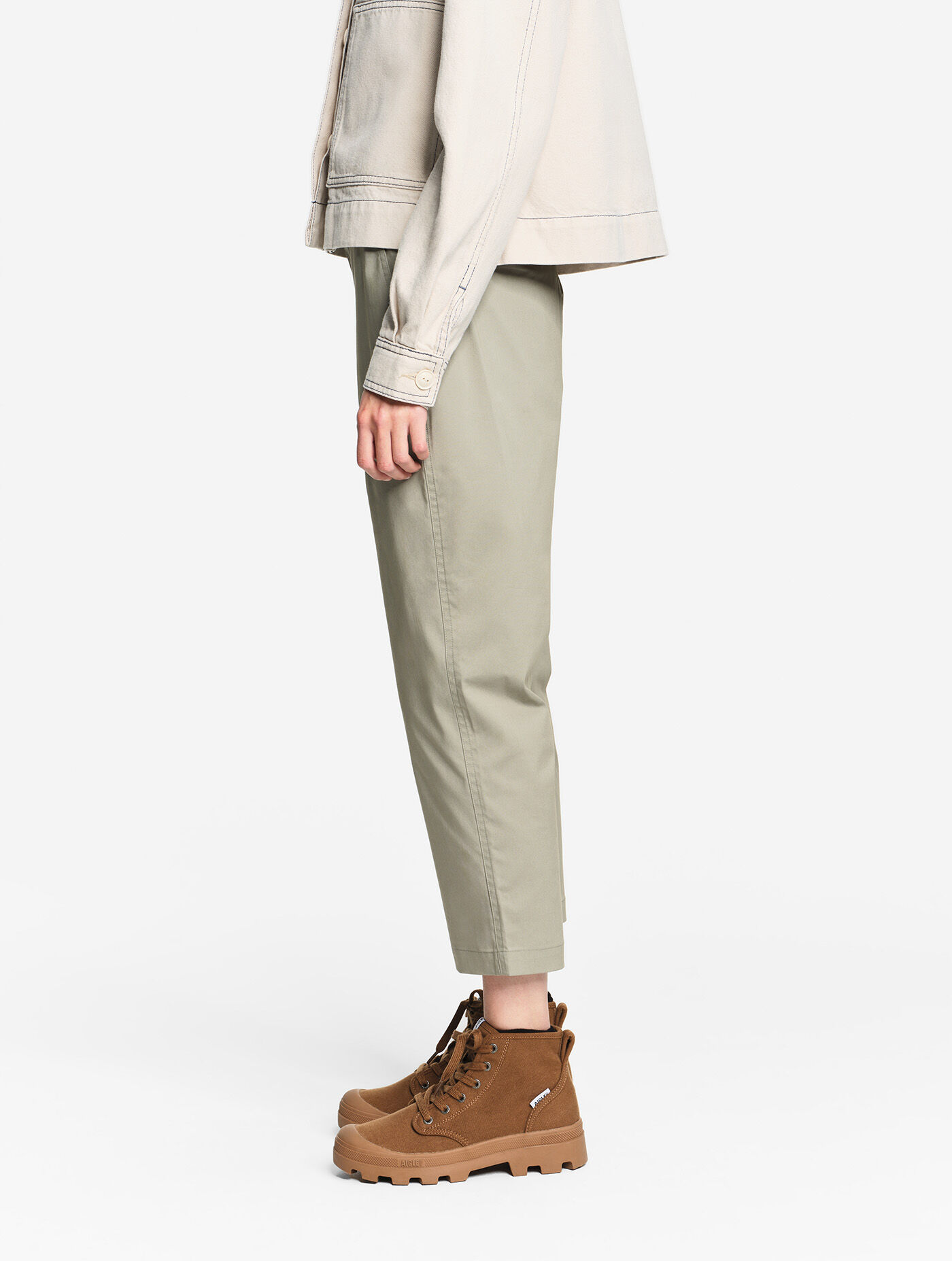 7/8th chino pants DRY FAST TEXTILE® COOLMAX® - kaki categories | AIGLE