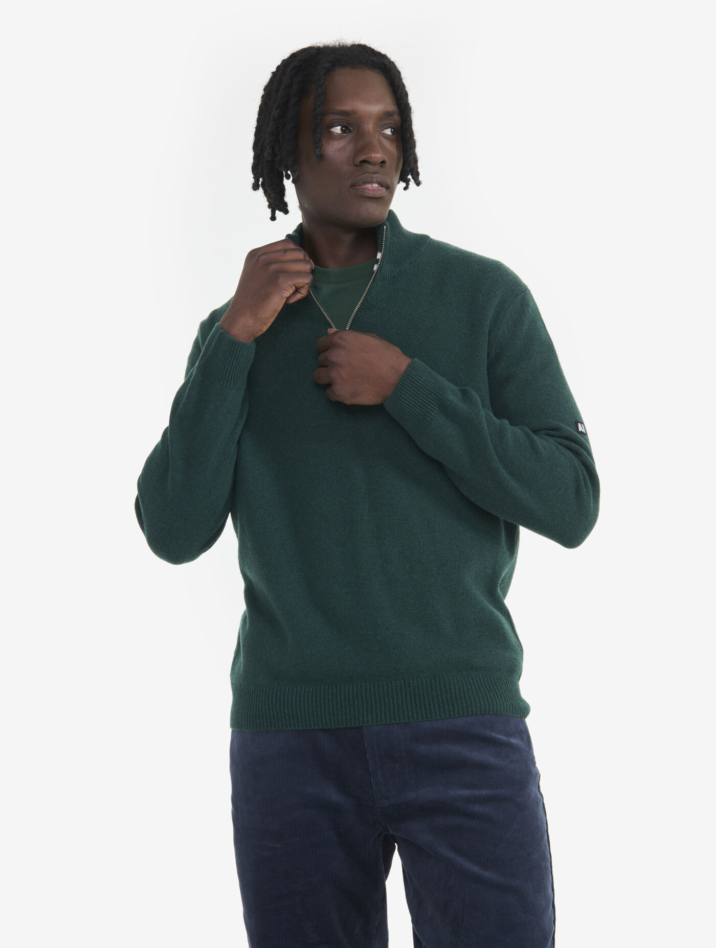 Half zipped stand up collar jumper categories AIGLE