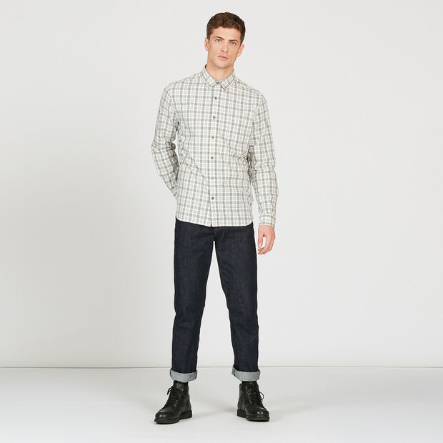 Chemise &agrave; carreaux textur&eacute;e