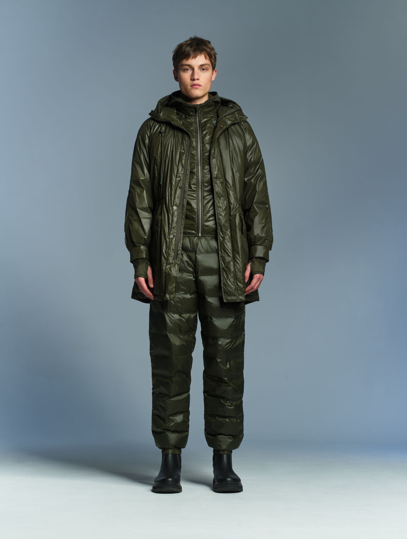 Aigle by Setchu parka mixte l&eacute;g&egrave;re matelass&eacute;e d&eacute;perlante