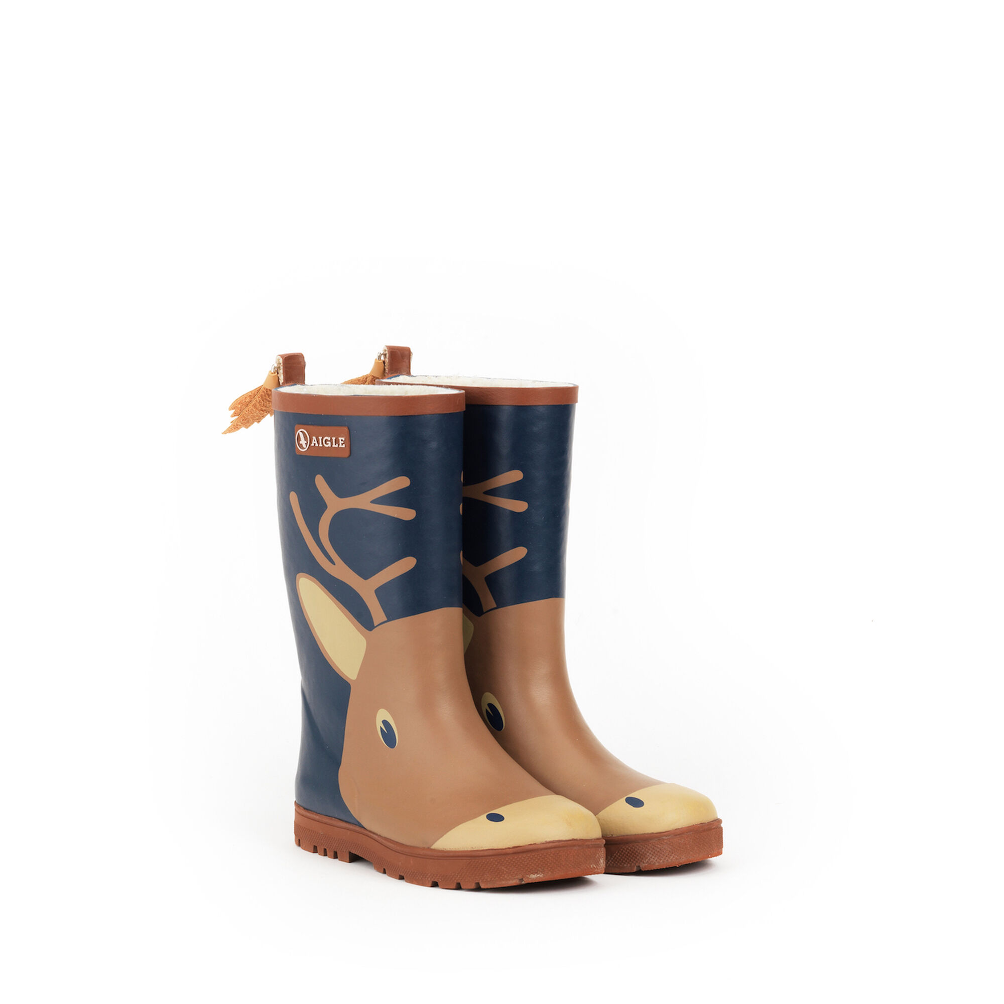 Botte fourr&eacute;e de pluie enfant