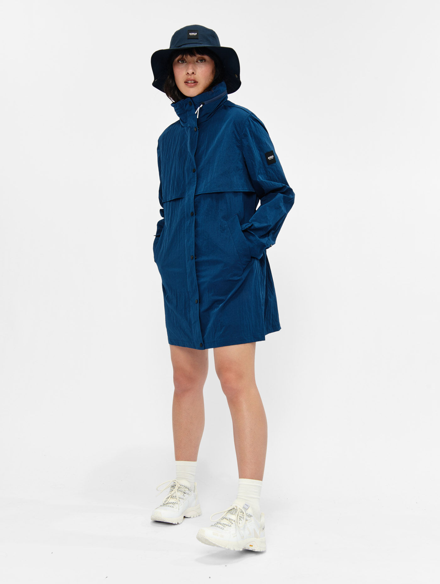 Aigle Single breasted trench raincoat Narval Fevano AIGLE