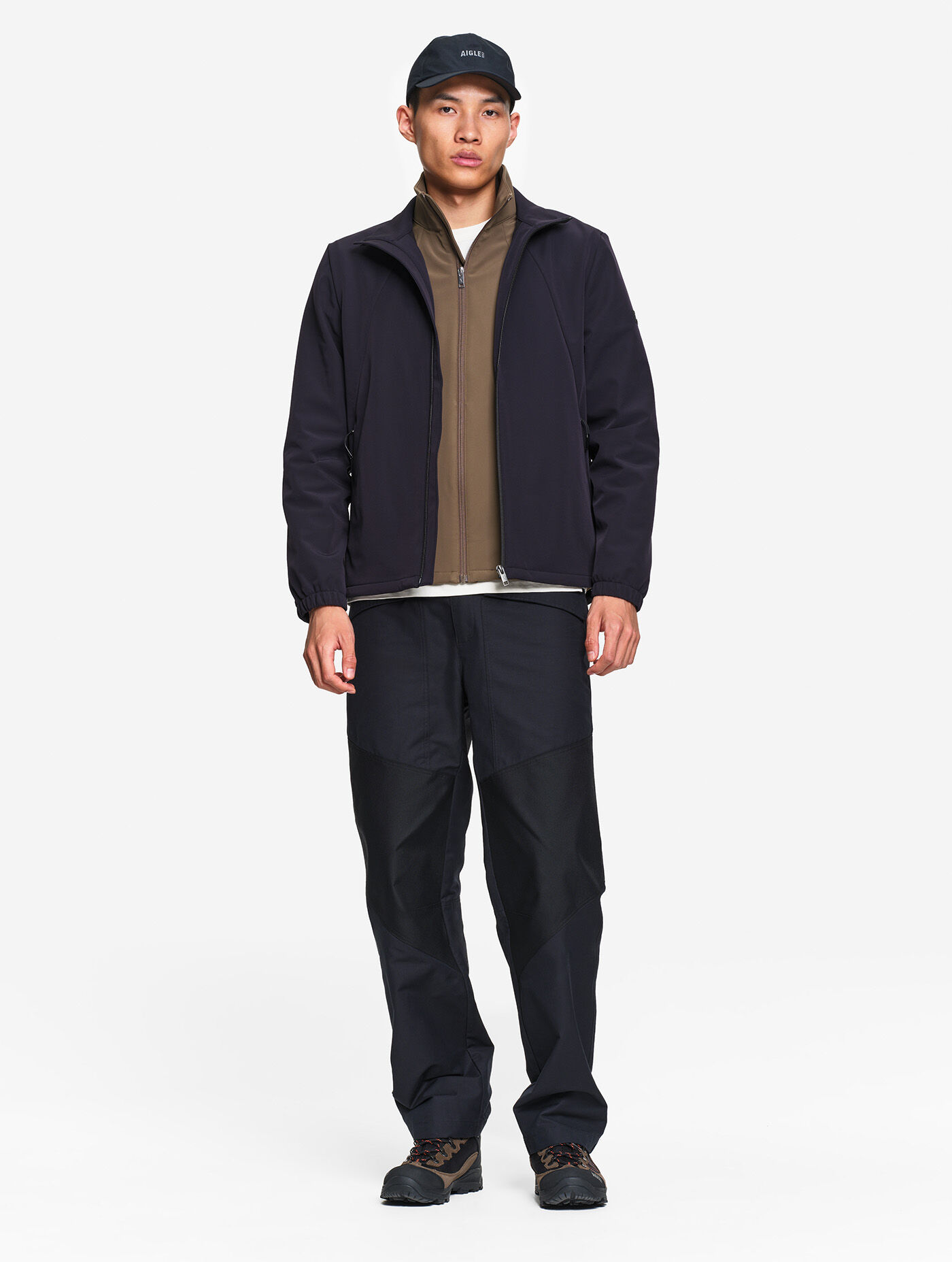 windstopper Softshell&reg; jacket with hidden pockets and high neck