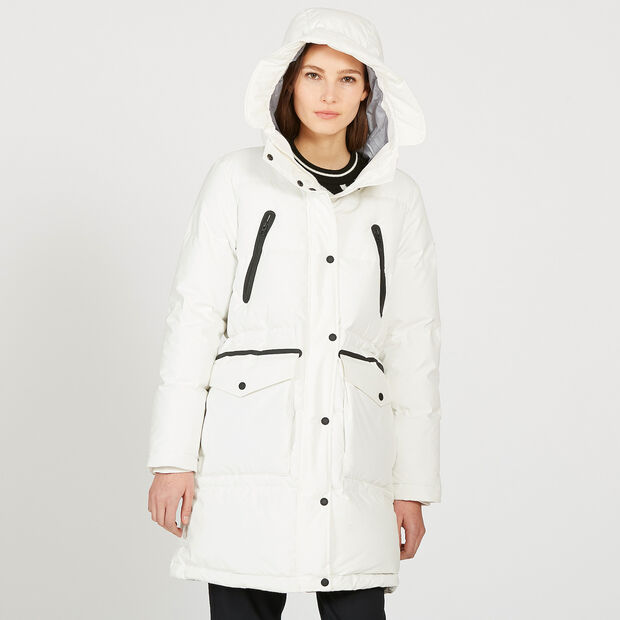 Windfeste und atmungsaktive Daunenjacke