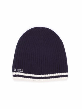 Men's cotton and acrylic beanie