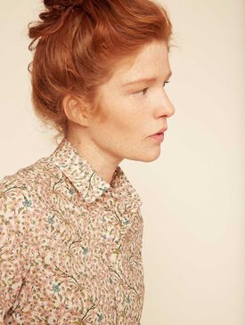 Chemise imprim&eacute;e en tissu liberty&reg;