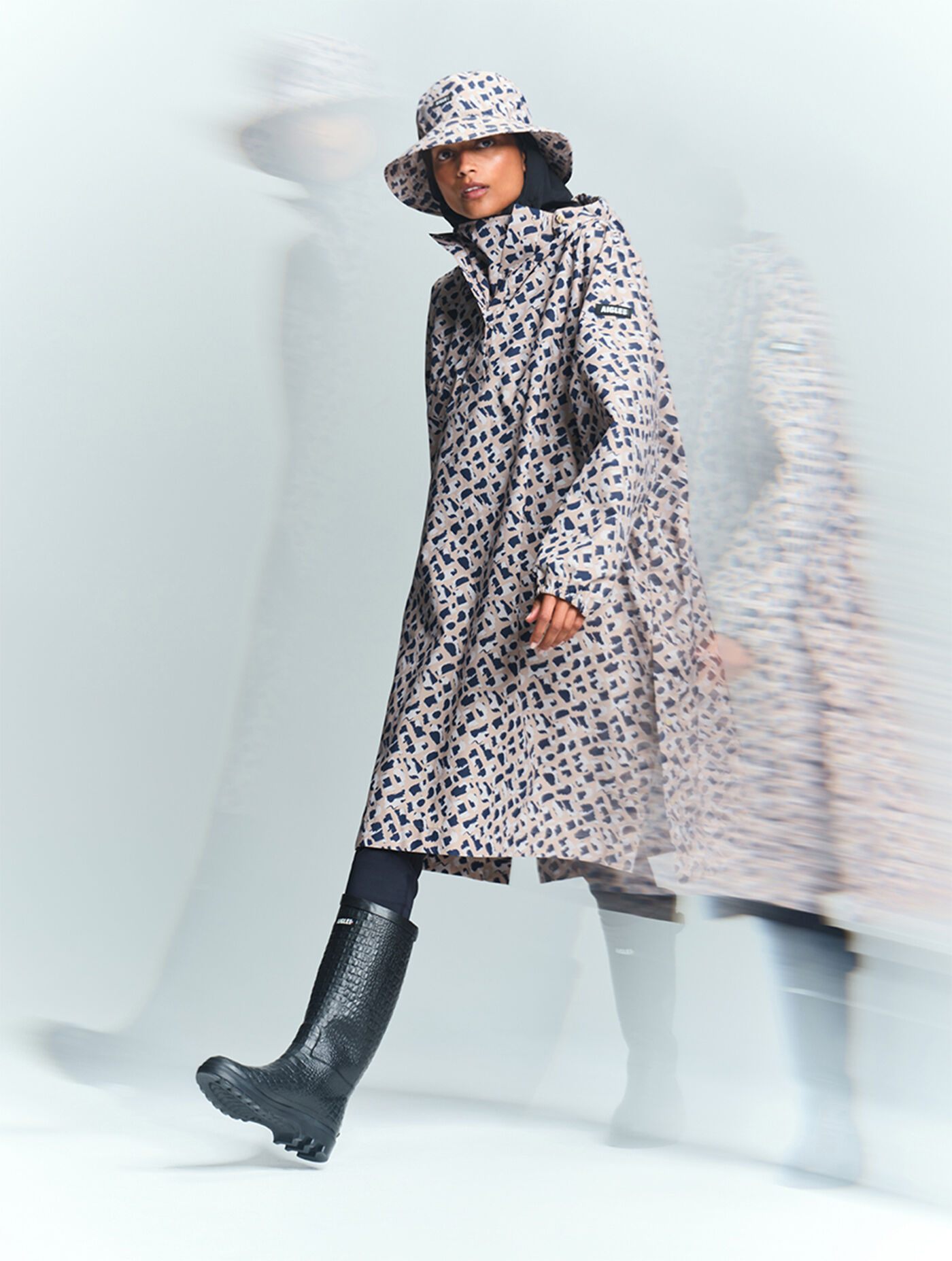 Regenponcho mit Druck