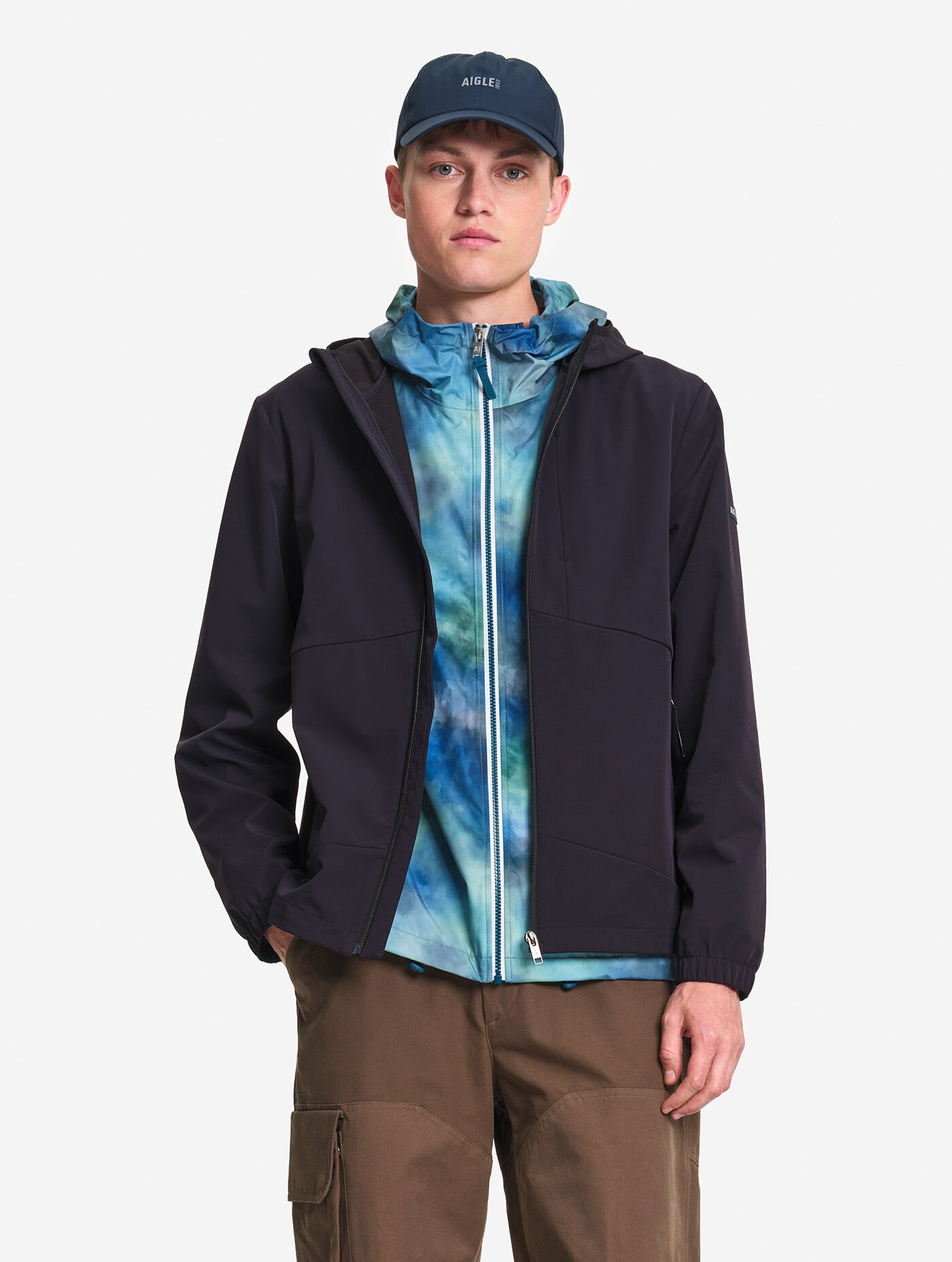 Blouson Softshell&reg; coupe-vent &agrave; capuche