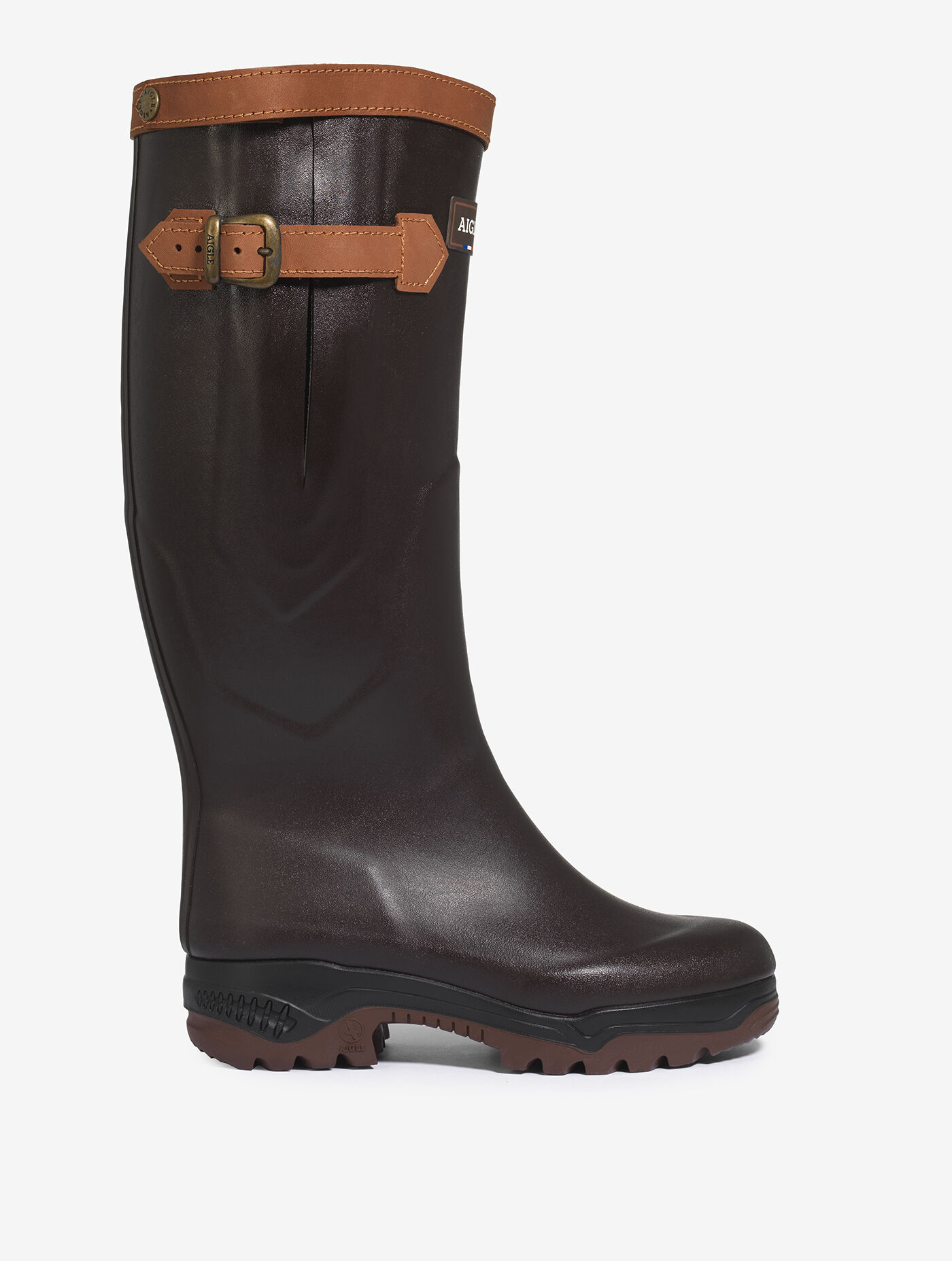 Anti-fatigue boot Parcours 2.0 adjustable leather-lined - marron