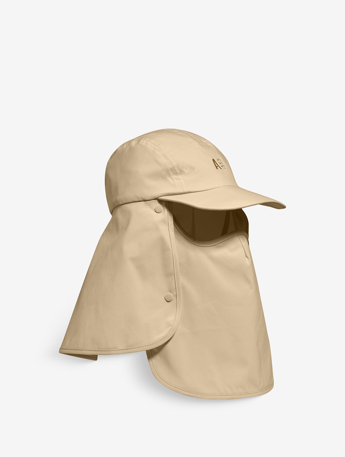 Anti-UV, water-repellent safari cap - beige aigle-storefront