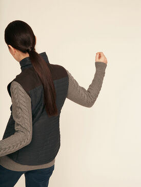 Hunting-inspired padded bodywarmer