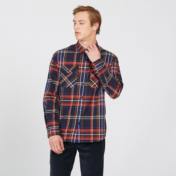 Chemise à Carreaux Aigle Taille 3XL – Coton, Occasion Très Bon état, Motif Multicolore