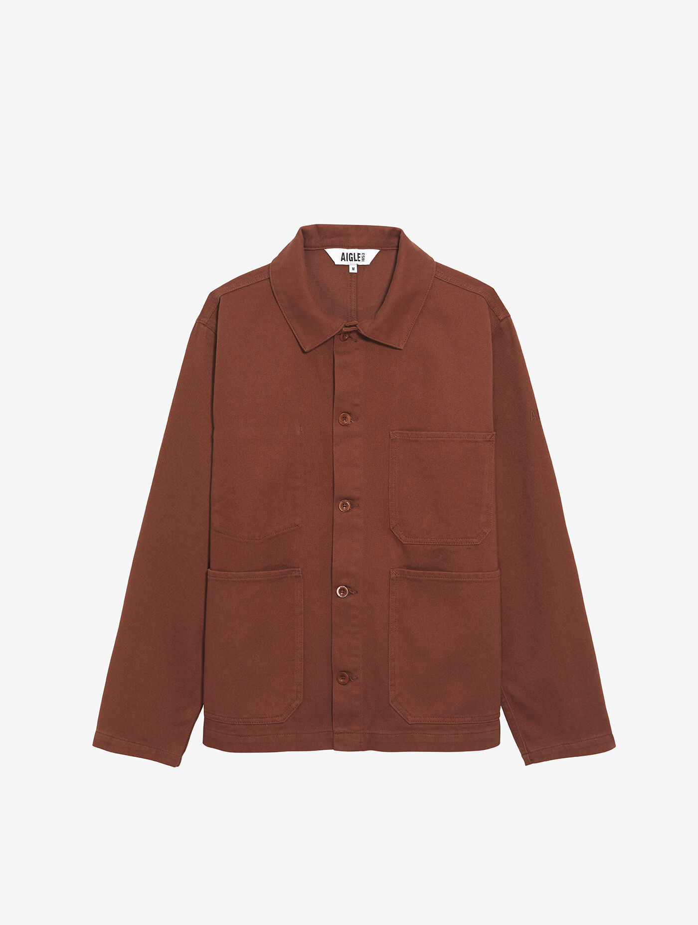 Mid-length workwear jacket - rouge aigle-storefront-catalog-fr | AIGLE