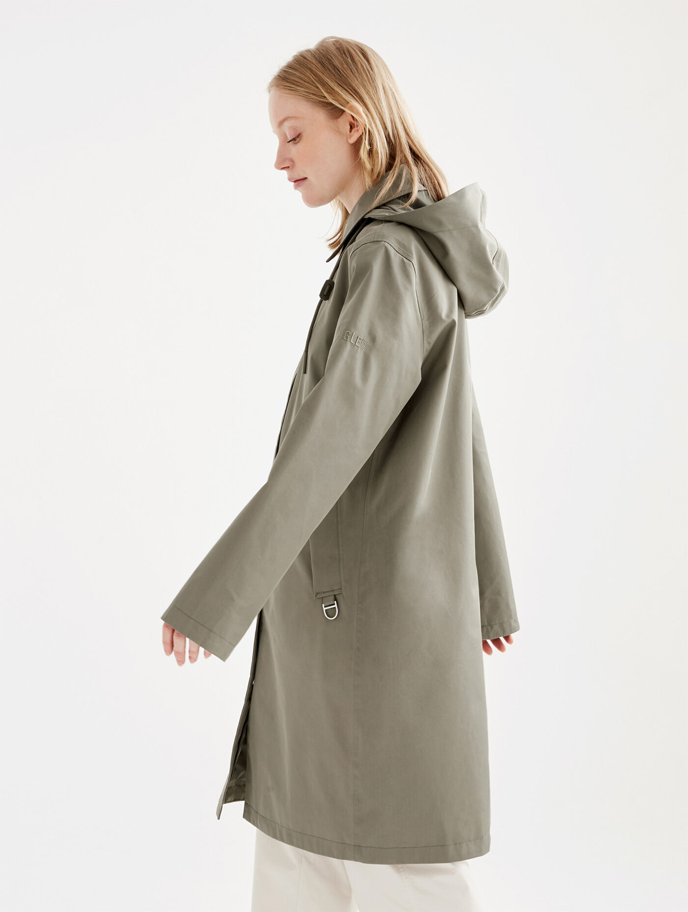 Long MTD™ hooded parka - kaki aigle-storefront-catalog-fr | AIGLE