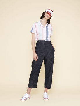 Carrot fit cropped jeans