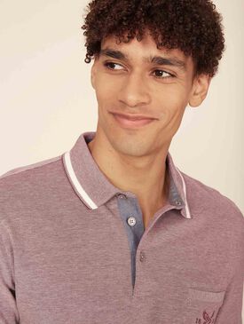 Long-sleeved polo shirt