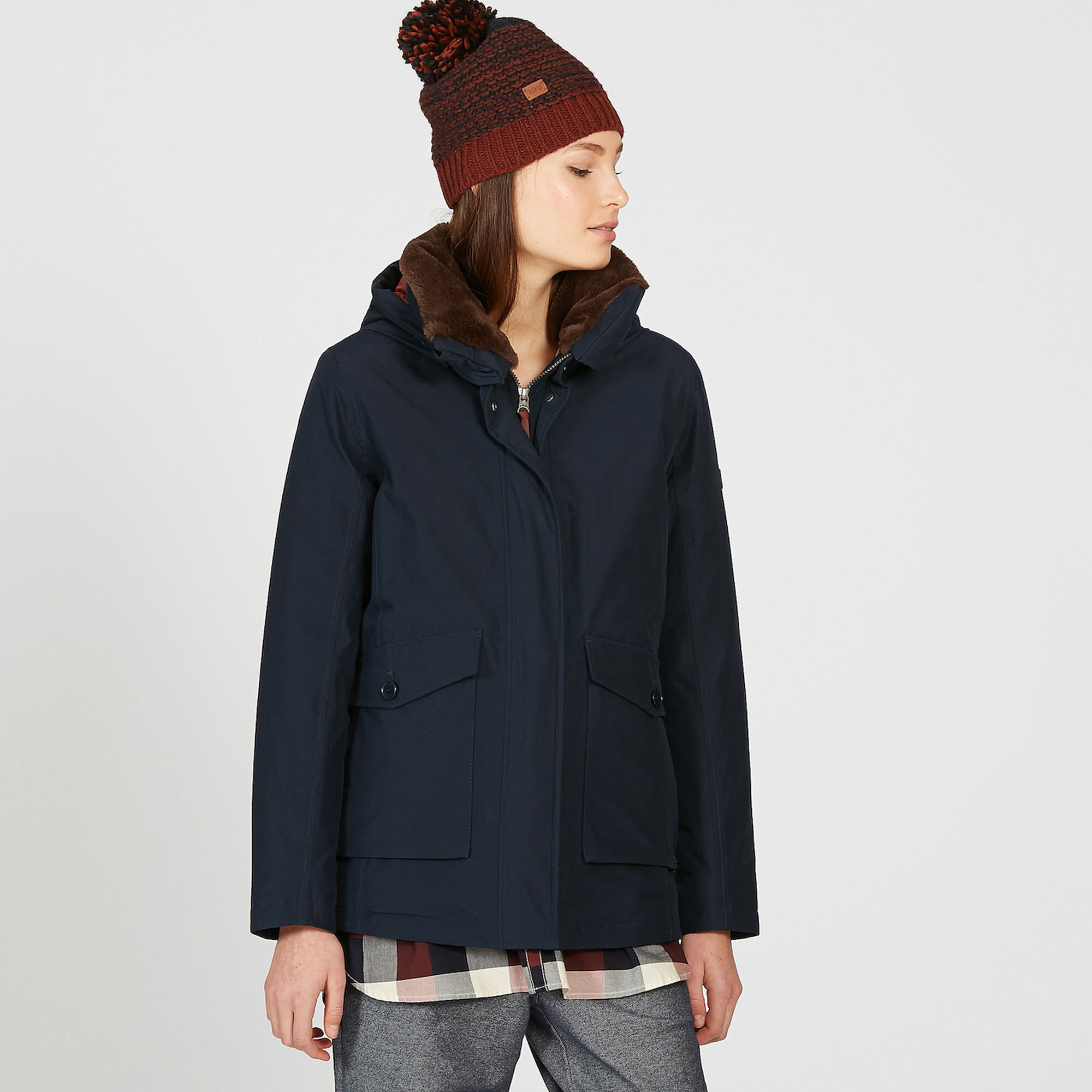 Parka courte et chaude imperm&eacute;able