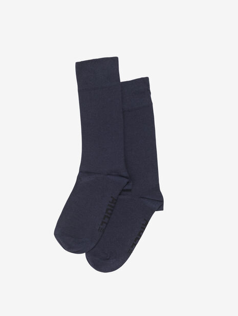 Einfarbige Socken aus Baumwolle