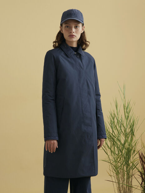 Long hooded Gore-Tex® raincoat