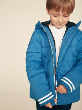 Warm waterproof quilted jacket