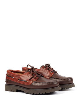 Mocassins cuir &agrave; lacets Mixte