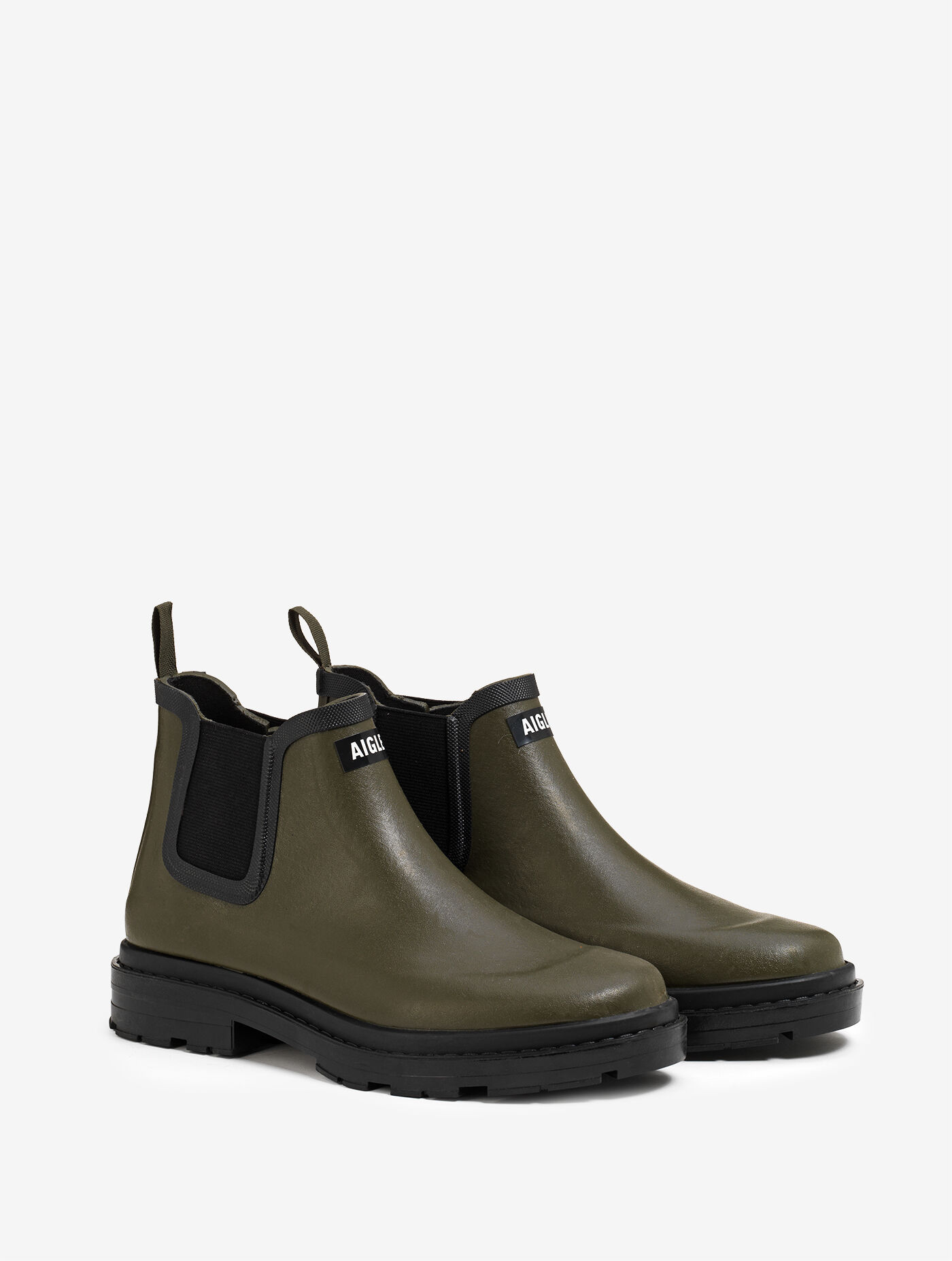 Chelsea rain boots -  urban look in natural rubber Made in France