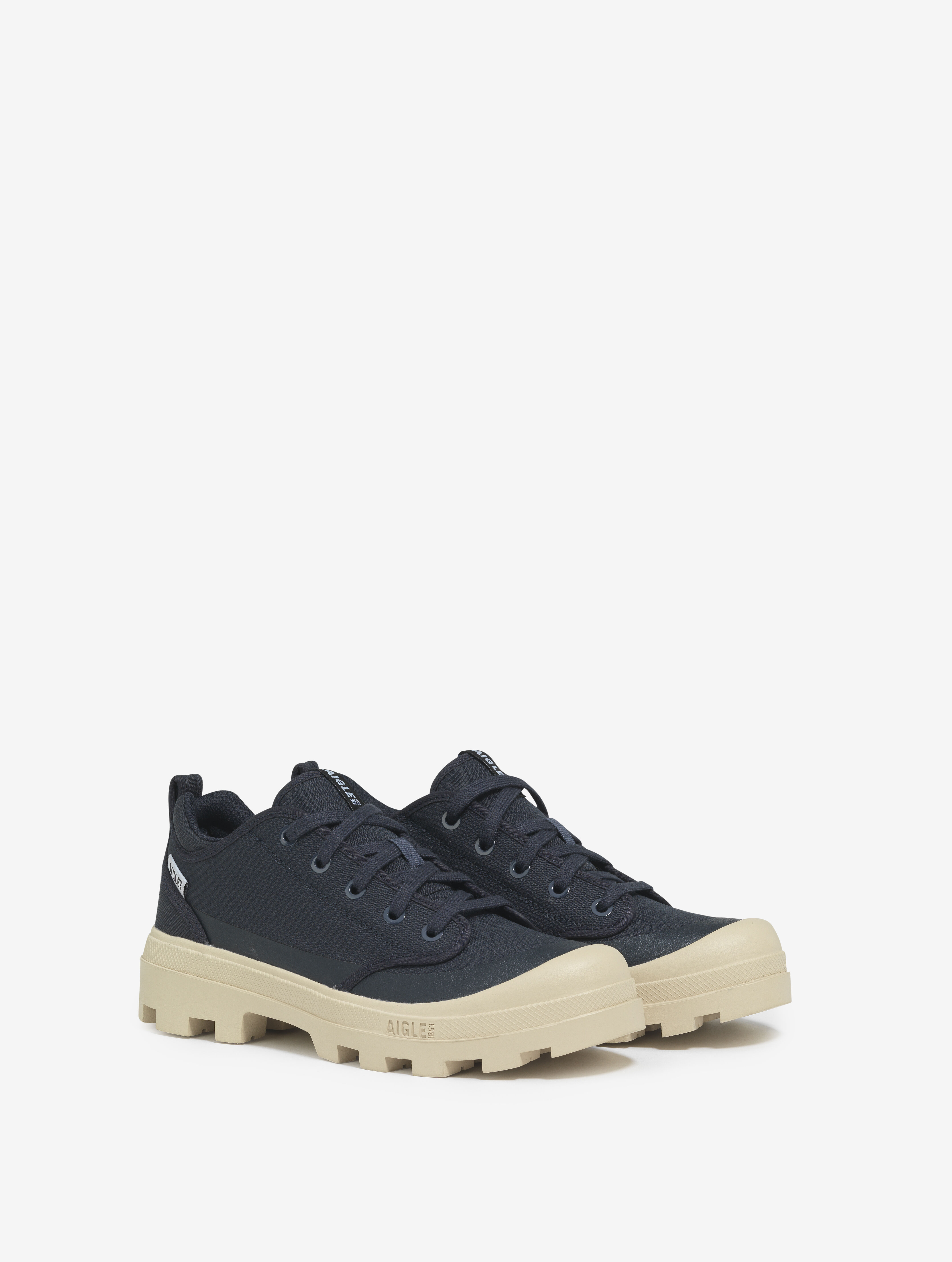 The low rise version of the iconic Aigle walking shoe made from