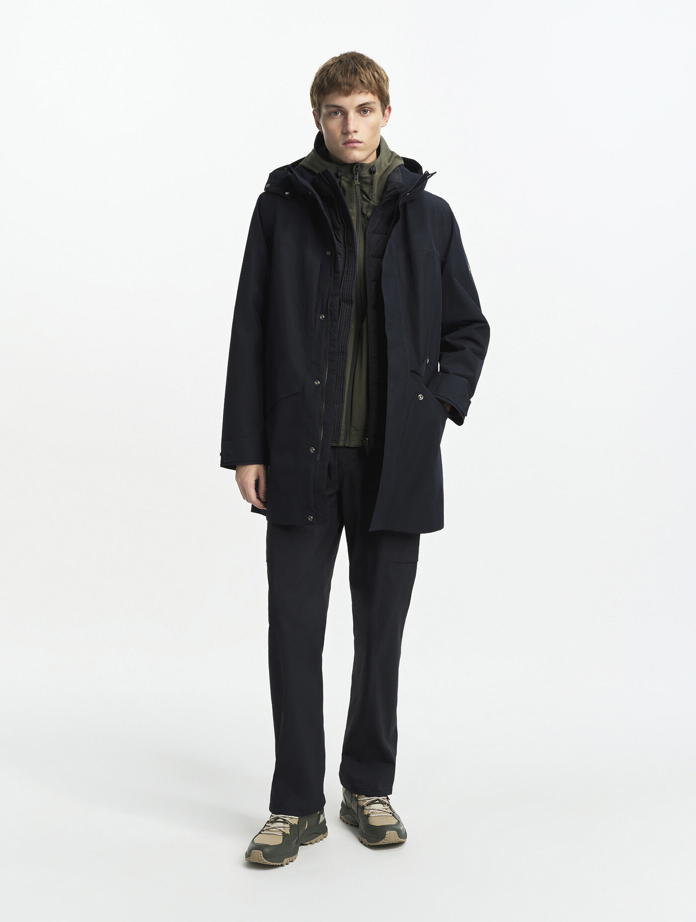 Long 2-layer GORE-TEX&reg; parka with hood