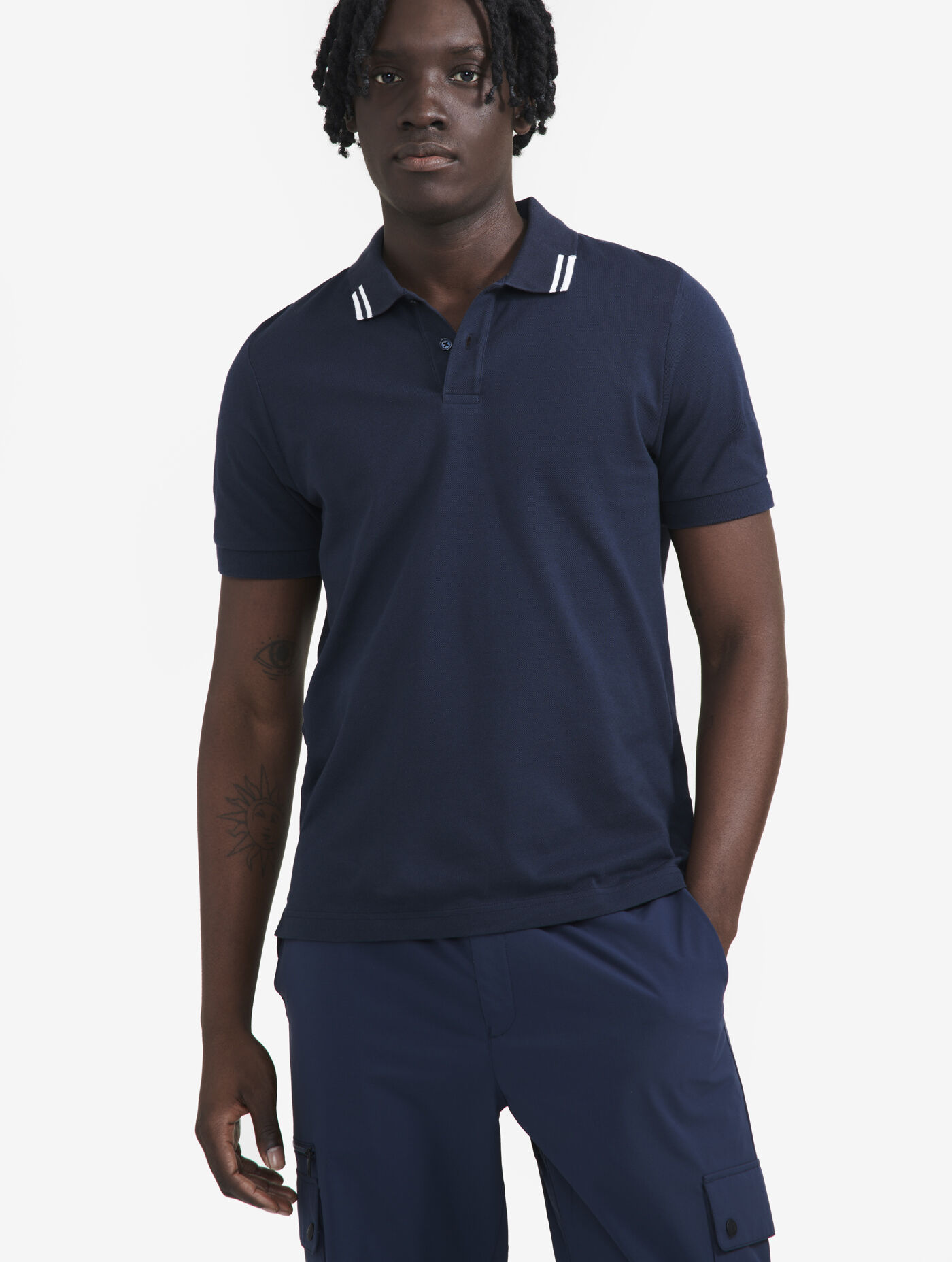 Polo double bande categories AIGLE