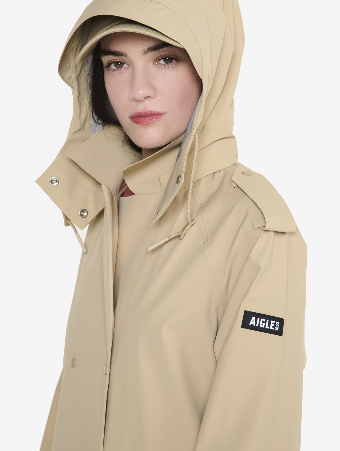 Imperméable Aigle Mi-long MTD Taille 3XL - Bleu, Capuche, Coupe-vent & Respirant | Neuf Avec Défauts