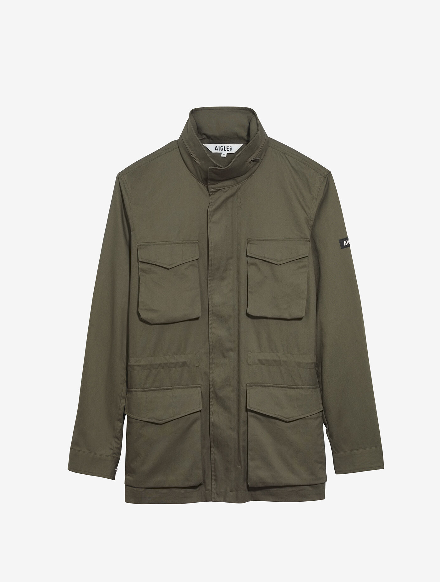 Safari jacket with foldaway hood - kaki collection | AIGLE