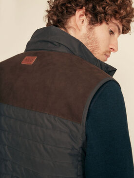 Gilet matelass&eacute; esprit chasse