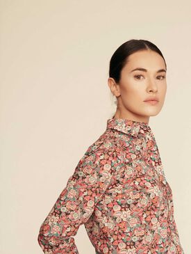 Chemise imprim&eacute;e en tissu liberty&reg;