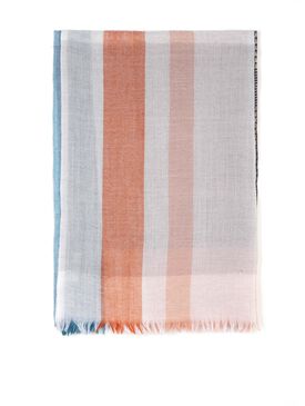 &Eacute;charpe imprim&eacute;e en laine Femme