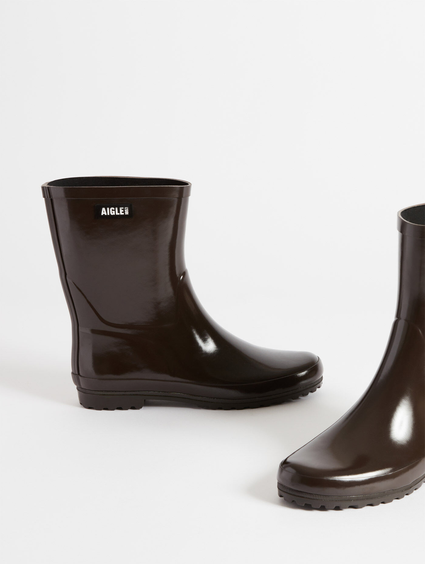 Patent ankle rain boot aigle storefront catalog fr AIGLE