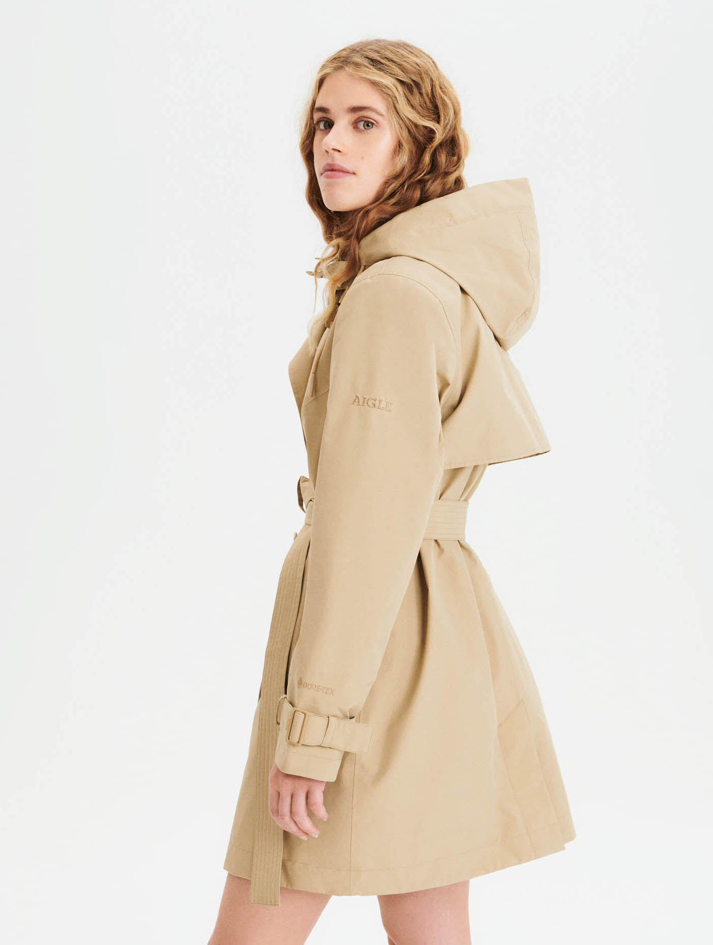 Eco-designed Gore-Tex® trench raincoat 