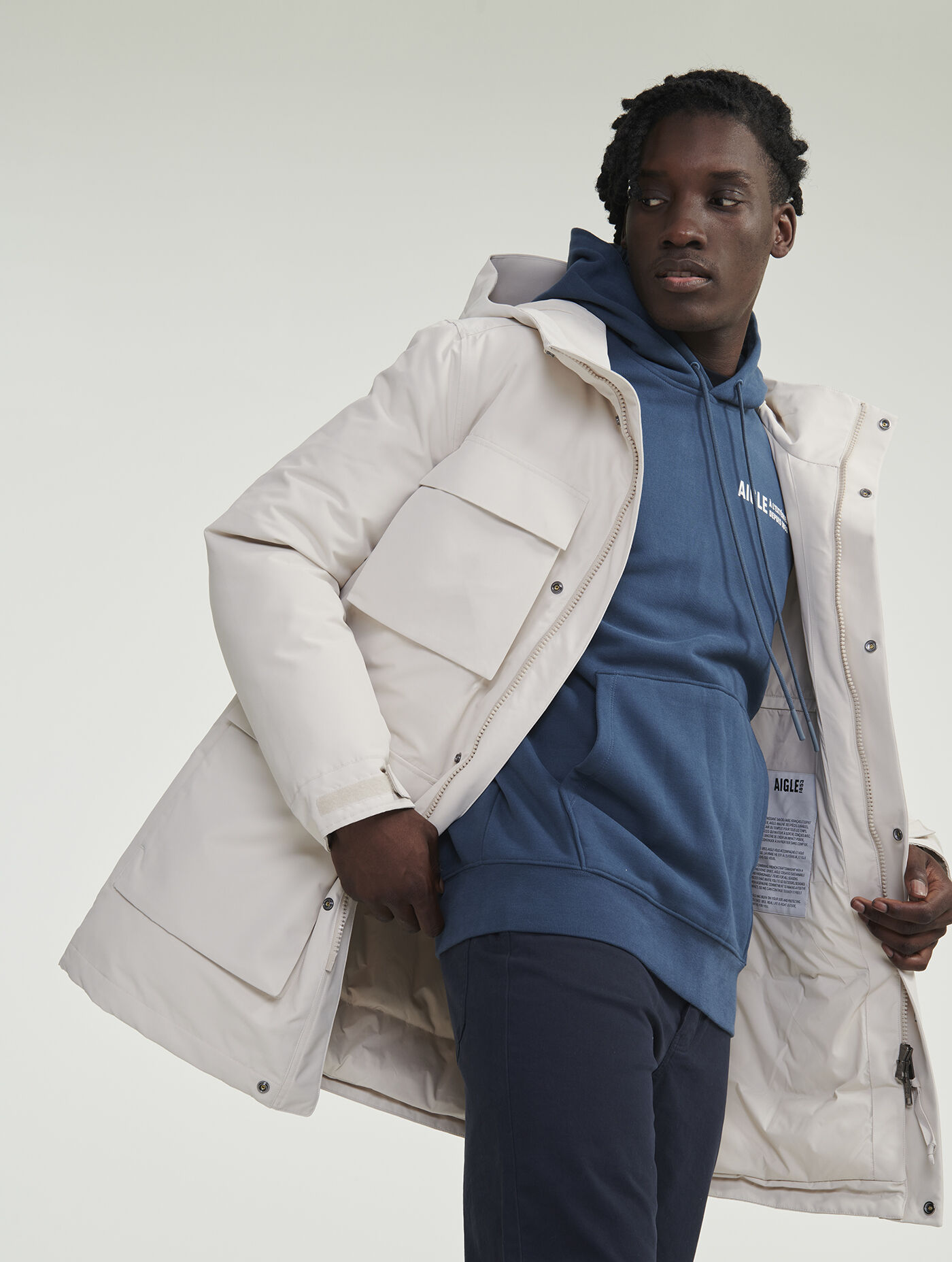 Aigle store puffer coat