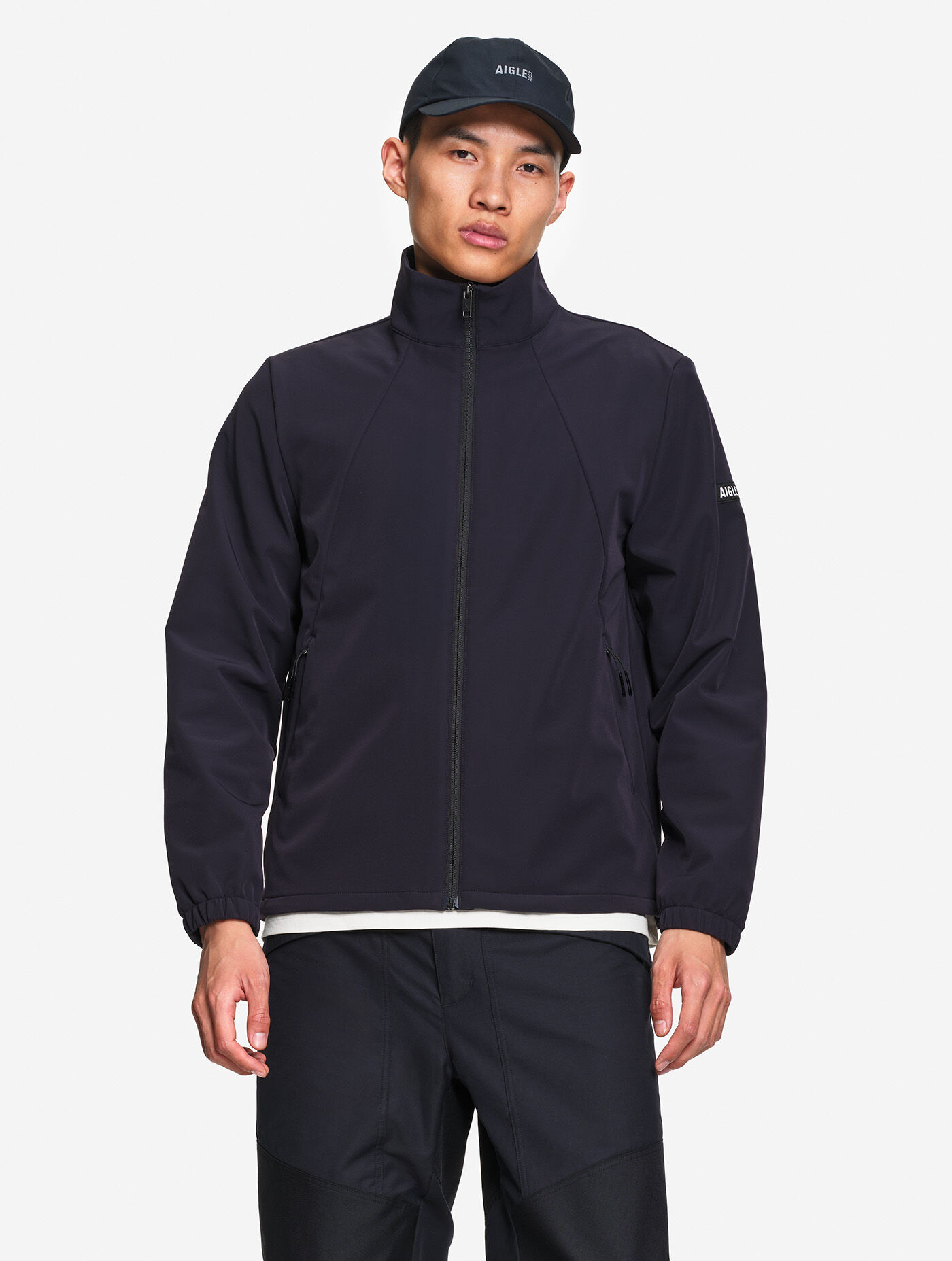 windstopper Softshell&reg; jacket with hidden pockets and high neck