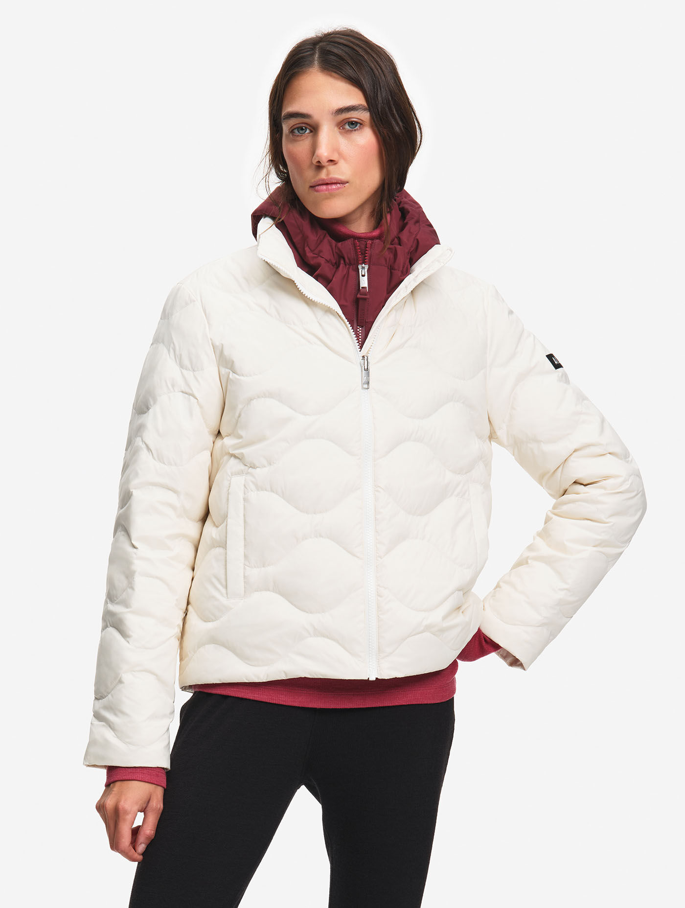Water repellent light down quilted jacket T-KIT&trade;