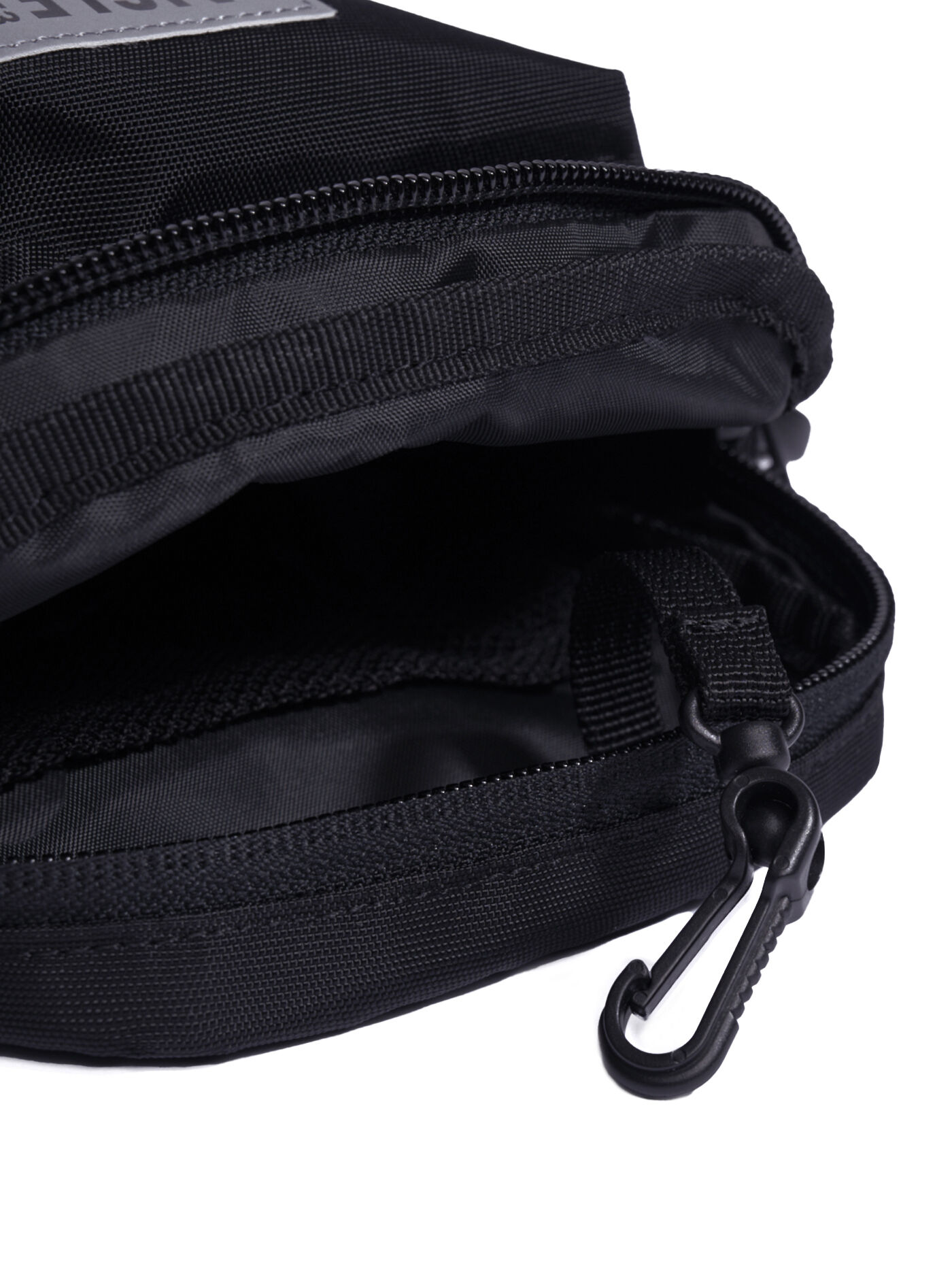 Mini shoulder bag with recycled nylon - noir aigle-storefront