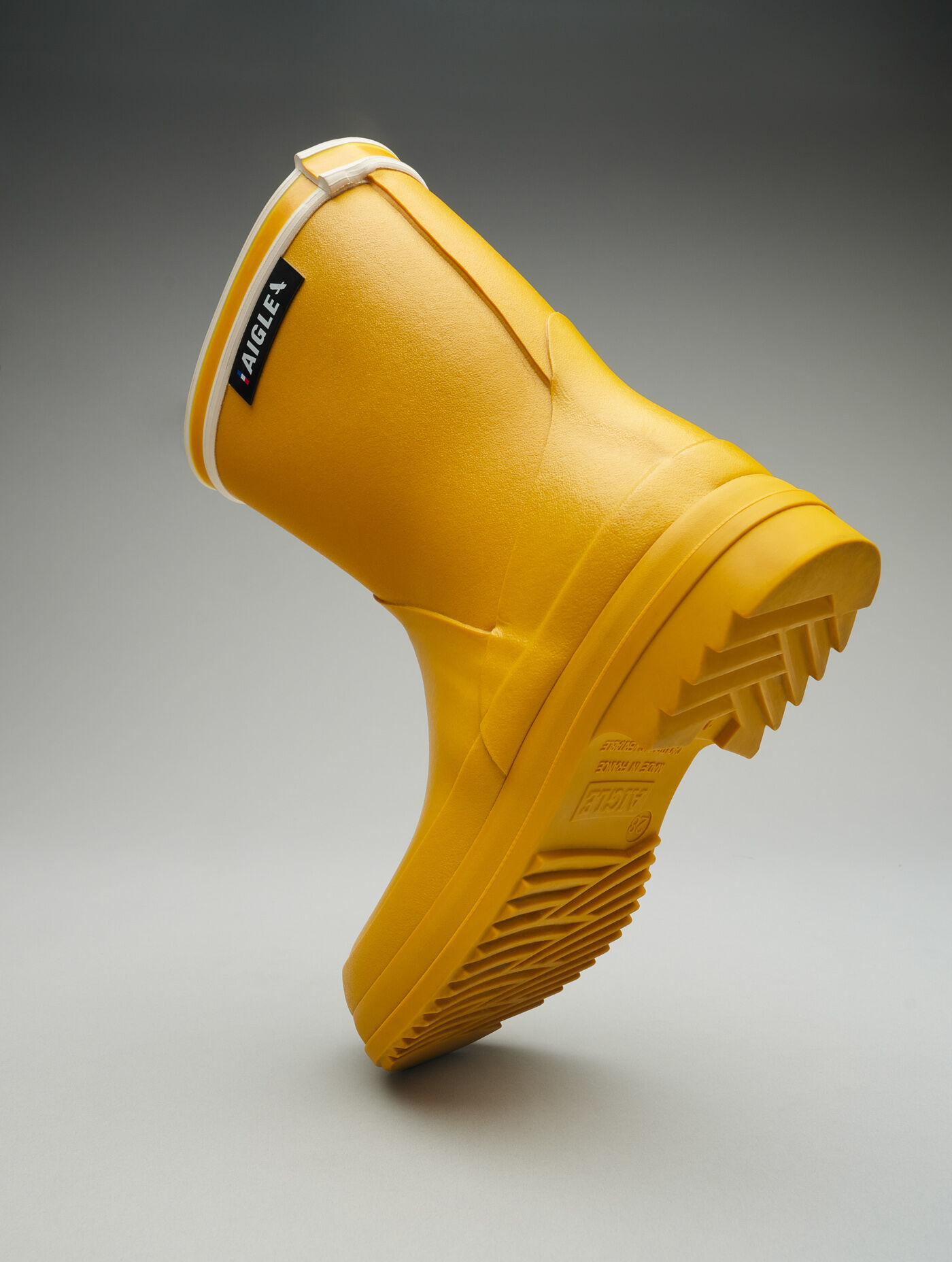 Made in France children boot - jaune aigle-storefront-catalog-fr